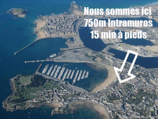 Chambre - Bed & Breakfast - Plage 50M - Residence サン・マロ エクステリア 写真